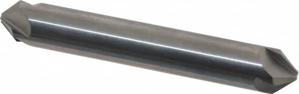 Hertel - 3/8" Head Diam, 3/8" Shank Diam, 4 Flute 90° Solid Carbide Countersink - USA Tool & Supply