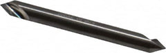 Hertel - 3/16" Head Diam, 3/16" Shank Diam, 1 Flute 60° Solid Carbide Countersink - USA Tool & Supply