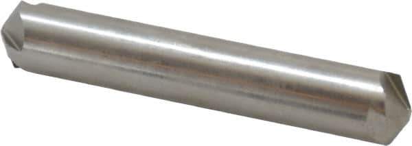 Hertel - 1/2" Head Diam, 1/2" Shank Diam, 4 Flute 120° High Speed Steel Countersink - 3" OAL, Straight Shank - USA Tool & Supply