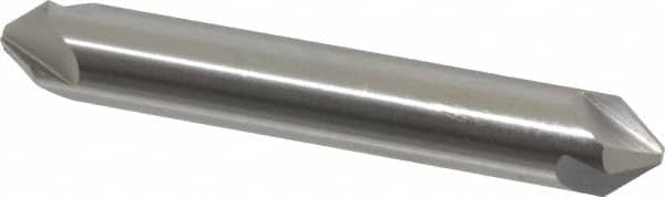 Hertel - 3/8" Head Diam, 3/8" Shank Diam, 4 Flute 82° High Speed Steel Countersink - USA Tool & Supply