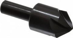 Hertel - 1" Head Diam, 1/2" Shank Diam, 4 Flute 90° High Speed Steel Countersink - USA Tool & Supply