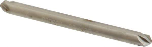 Hertel - 1/8" Head Diam, 1/8" Shank Diam, 4 Flute 90° High Speed Steel Countersink - 1-1/2" OAL, Straight Shank - USA Tool & Supply