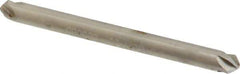 Hertel - 1/8" Head Diam, 1/8" Shank Diam, 4 Flute 90° High Speed Steel Countersink - 1-1/2" OAL, Straight Shank - USA Tool & Supply