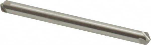 Hertel - 1/8" Head Diam, 1/8" Shank Diam, 4 Flute 110° High Speed Steel Countersink - USA Tool & Supply
