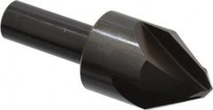 Hertel - 1" Head Diam, 1/2" Shank Diam, 4 Flute 60° High Speed Steel Countersink - USA Tool & Supply