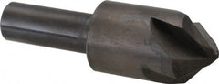 Hertel - 7/8" Head Diam, 1/2" Shank Diam, 4 Flute 90° High Speed Steel Countersink - USA Tool & Supply