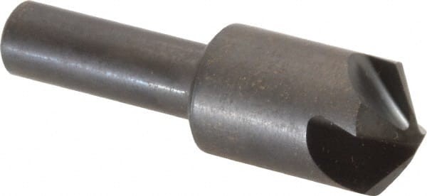 Hertel - 5/8" Head Diam, 3/8" Shank Diam, 4 Flute 110° High Speed Steel Countersink - USA Tool & Supply