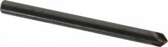 Hertel - 1/8" Head Diam, 1/8" Shank Diam, 4 Flute 90° High Speed Steel Countersink - USA Tool & Supply