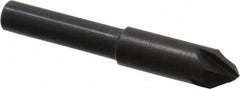 Hertel - 5/16" Head Diam, 1/4" Shank Diam, 4 Flute 60° High Speed Steel Countersink - USA Tool & Supply