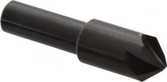 Hertel - 1/2" Head Diam, 3/8" Shank Diam, 4 Flute 90° High Speed Steel Countersink - USA Tool & Supply