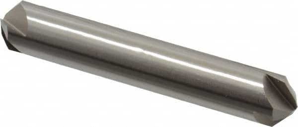 Hertel - 1/2" Head Diam, 1/2" Shank Diam, 4 Flute 100° High Speed Steel Countersink - USA Tool & Supply