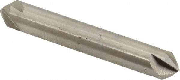 Hertel - 3/8" Head Diam, 3/8" Shank Diam, 4 Flute 82° High Speed Steel Countersink - 2-1/2" OAL, Straight Shank - USA Tool & Supply