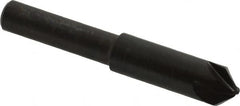 Hertel - 5/16" Head Diam, 1/4" Shank Diam, 4 Flute 82° High Speed Steel Countersink - USA Tool & Supply