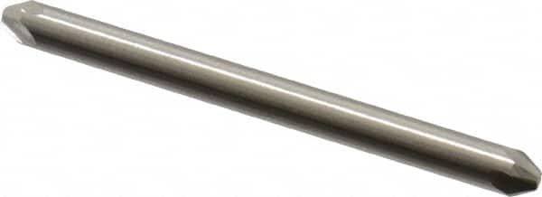 Hertel - 1/8" Head Diam, 1/8" Shank Diam, 4 Flute 60° High Speed Steel Countersink - USA Tool & Supply