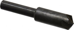 Hertel - 3/8" Head Diam, 1/4" Shank Diam, 4 Flute 120° High Speed Steel Countersink - USA Tool & Supply