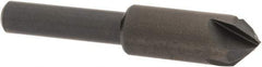 Hertel - 3/8" Head Diam, 1/4" Shank Diam, 4 Flute 82° High Speed Steel Countersink - 1-3/4" OAL, Straight Shank - USA Tool & Supply