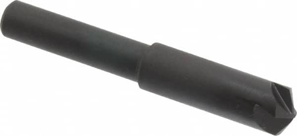 Hertel - 5/16" Head Diam, 1/4" Shank Diam, 4 Flute 120° High Speed Steel Countersink - USA Tool & Supply
