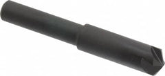 Hertel - 5/16" Head Diam, 1/4" Shank Diam, 4 Flute 120° High Speed Steel Countersink - USA Tool & Supply