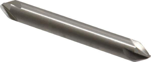 Hertel - 5/16" Head Diam, 5/16" Shank Diam, 4 Flute 60° High Speed Steel Countersink - 2-1/8" OAL, Straight Shank - USA Tool & Supply