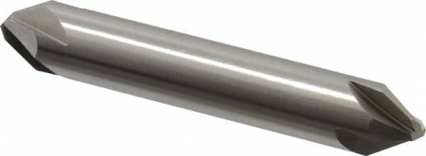 Hertel - 1/2" Head Diam, 1/2" Shank Diam, 4 Flute 60° High Speed Steel Countersink - USA Tool & Supply