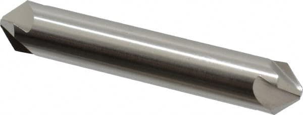 Hertel - 1/2" Head Diam, 1/2" Shank Diam, 4 Flute 90° High Speed Steel Countersink - USA Tool & Supply