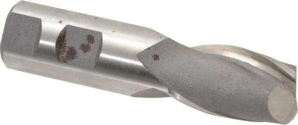 Hertel - 1", 2 Flute, Cobalt, 0.06" Corner Radius End Mill - 4-1/8" OAL, Right Hand Flute, 1-5/8" LOC, Right Hand Cut - USA Tool & Supply