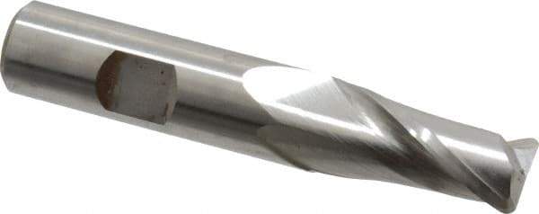 Hertel - 5/8", 2 Flute, Cobalt, 0.09" Corner Radius End Mill - 3-7/16" OAL, Right Hand Flute, 1-5/16" LOC, Right Hand Cut - USA Tool & Supply
