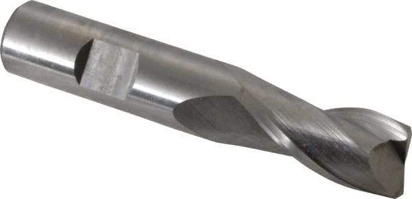 Hertel - 5/8", 2 Flute, Cobalt, 0.03" Corner Radius End Mill - 3-7/16" OAL, Right Hand Flute, 1-5/16" LOC, Right Hand Cut - USA Tool & Supply