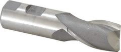 Hertel - 1", 2 Flute, Cobalt, 0.045" Corner Radius End Mill - 4-1/8" OAL, Right Hand Flute, 1-5/8" LOC, Right Hand Cut - USA Tool & Supply
