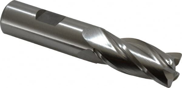 Hertel - 3/4" Diam 4 Flute Cobalt 0.045" Corner Radius End Mill - USA Tool & Supply