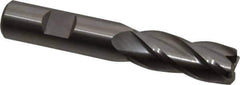 Hertel - 5/8", 4 Flute, Cobalt, 0.06" Corner Radius End Mill - 3-3/4" OAL, Right Hand Flute, 1-5/8" LOC, Right Hand Cut - USA Tool & Supply
