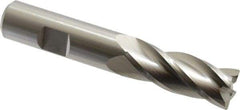 Hertel - 5/8", 4 Flute, Cobalt, 0.03" Corner Radius End Mill - 3-3/4" OAL, Right Hand Flute, 1-5/8" LOC, Right Hand Cut - USA Tool & Supply