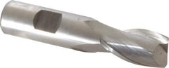 Hertel - 3/4", 2 Flute, Cobalt, 0.045" Corner Radius End Mill - 3-9/16" OAL, Right Hand Flute, 1-5/16" LOC, Right Hand Cut - USA Tool & Supply