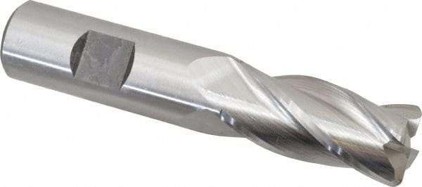 Hertel - 3/4", 4 Flute, Cobalt, 0.09" Corner Radius End Mill - 3-7/8" OAL, Right Hand Flute, 1-5/8" LOC, Right Hand Cut - USA Tool & Supply
