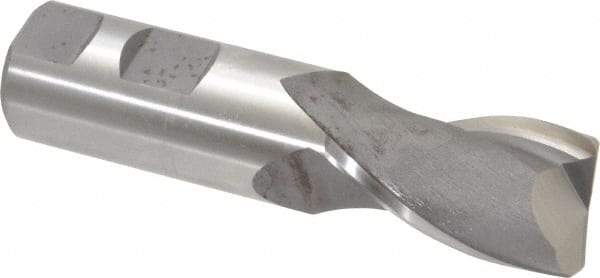 Hertel - 1", 2 Flute, Cobalt, 0.09" Corner Radius End Mill - 4-1/8" OAL, Right Hand Flute, 1-5/8" LOC, Right Hand Cut - USA Tool & Supply