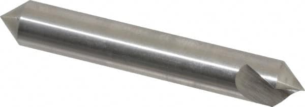 Hertel - 3/8" Head Diam, 3/8" Shank Diam, 1 Flute 82° High Speed Steel Countersink - USA Tool & Supply