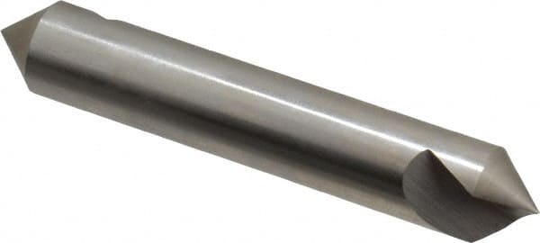 Hertel - 1/2" Head Diam, 1/2" Shank Diam, 1 Flute 82° High Speed Steel Countersink - USA Tool & Supply