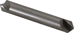 Hertel - 3/8" Head Diam, 3/8" Shank Diam, 1 Flute 100° High Speed Steel Countersink - USA Tool & Supply