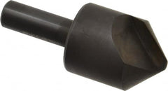 Hertel - 1-1/4" Head Diam, 1/2" Shank Diam, 1 Flute 90° High Speed Steel Countersink - USA Tool & Supply