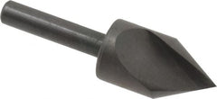 Hertel - 5/8" Head Diam, 1/4" Shank Diam, 1 Flute 60° High Speed Steel Countersink - USA Tool & Supply