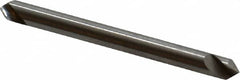 Hertel - 1/8" Head Diam, 1/8" Shank Diam, 1 Flute 82° High Speed Steel Countersink - USA Tool & Supply