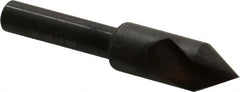 Hertel - 3/8" Head Diam, 1/4" Shank Diam, 1 Flute 60° High Speed Steel Countersink - USA Tool & Supply