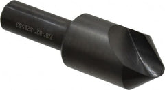 Hertel - 7/8" Head Diam, 1/2" Shank Diam, 1 Flute 82° High Speed Steel Countersink - USA Tool & Supply