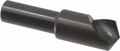 Hertel - 1/2" Head Diam, 3/8" Shank Diam, 1 Flute 120° High Speed Steel Countersink - USA Tool & Supply