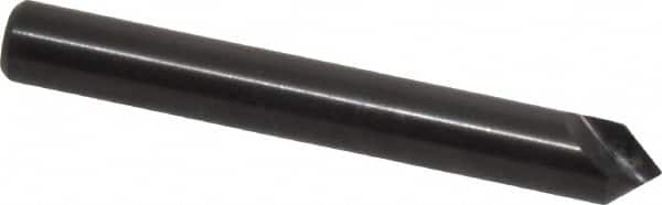 Hertel - 1/4" Head Diam, 1/4" Shank Diam, 1 Flute 82° High Speed Steel Countersink - USA Tool & Supply