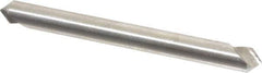 Hertel - 3/16" Head Diam, 3/16" Shank Diam, 1 Flute 90° High Speed Steel Countersink - 1-7/8" OAL, Straight Shank - USA Tool & Supply