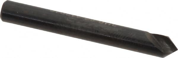 Hertel - 3/16" Head Diam, 3/16" Shank Diam, 1 Flute 82° High Speed Steel Countersink - USA Tool & Supply