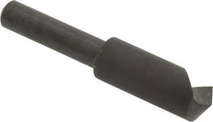 Hertel - 3/8" Head Diam, 1/4" Shank Diam, 1 Flute 120° High Speed Steel Countersink - USA Tool & Supply