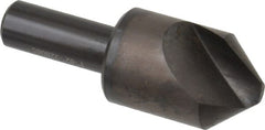 Hertel - 1" Head Diam, 1/2" Shank Diam, 1 Flute 82° High Speed Steel Countersink - USA Tool & Supply