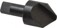 Hertel - 1-1/2" Head Diam, 3/4" Shank Diam, 1 Flute 82° High Speed Steel Countersink - USA Tool & Supply